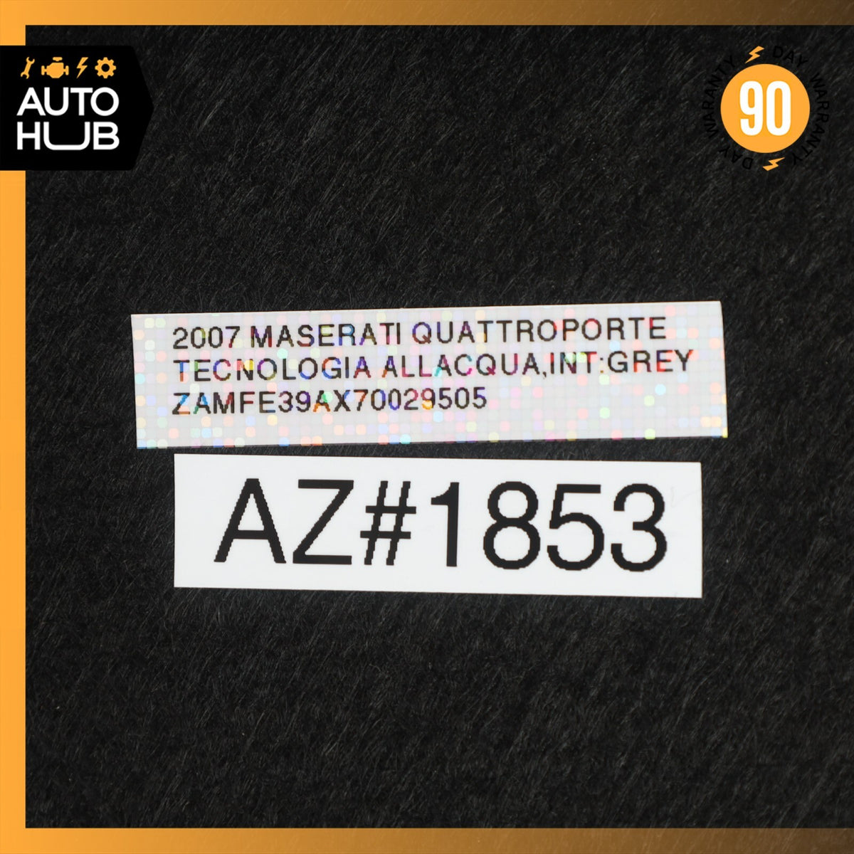 03-19 Maserati Quattroporte M139 Front Right Floor Carpet Cover Panel Gray OEM - photo 12