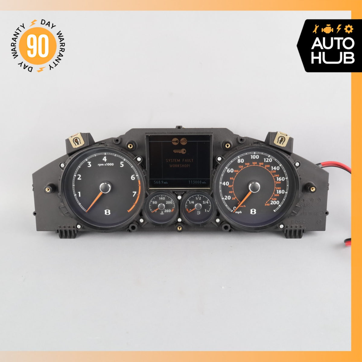 2007 Bentley Continental GTC Convertible Instrument Cluster Speedometer OEM 113k - photo 3