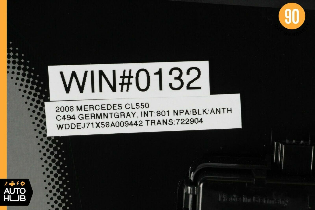 07-10 Mercedes W216 CL550 CL63 AMG Front Windshield Glass w/ Night Vision OEM - photo 12