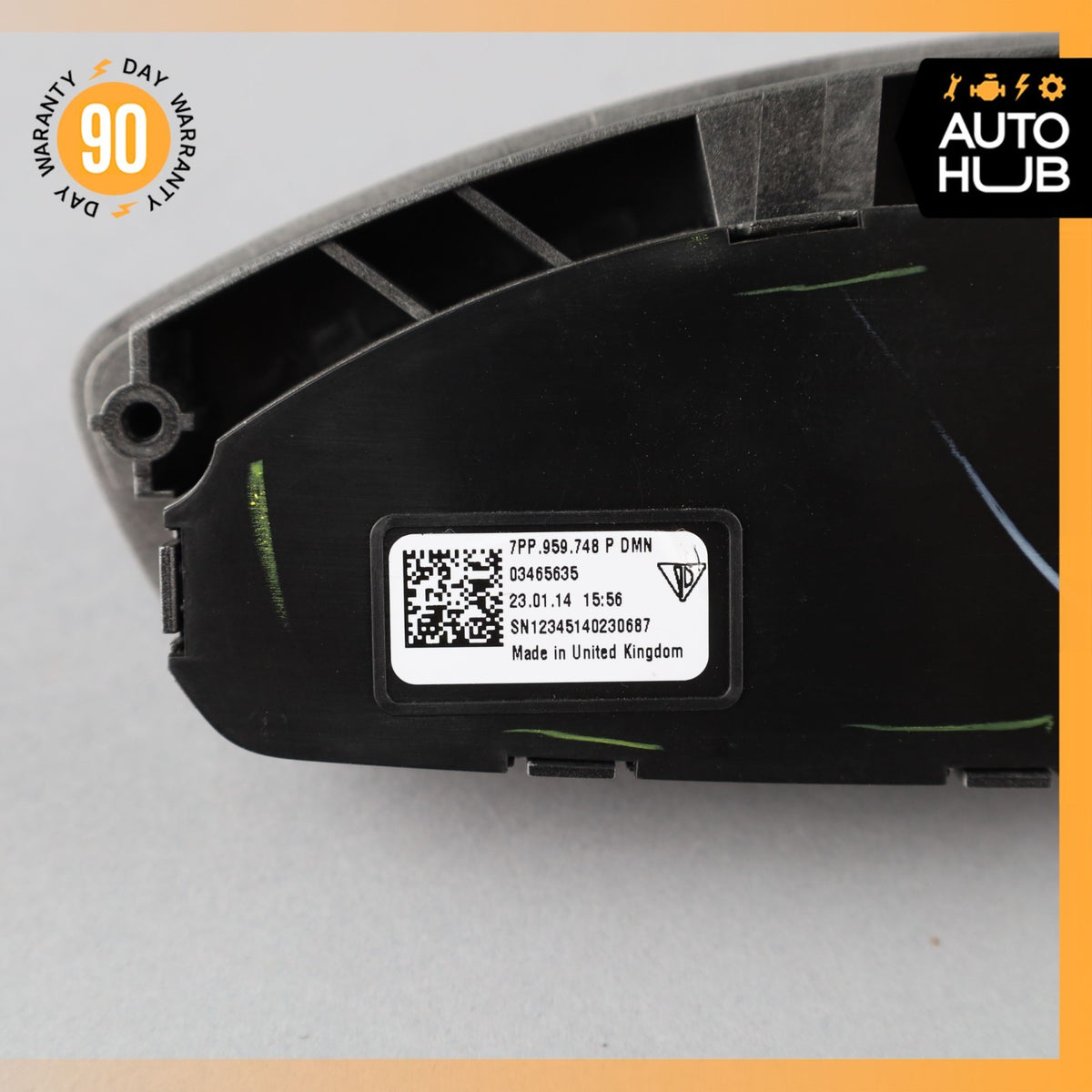 10-18 Porsche Panamera 970 Front Right Side Seat Control Panel Switch OEM - photo 7