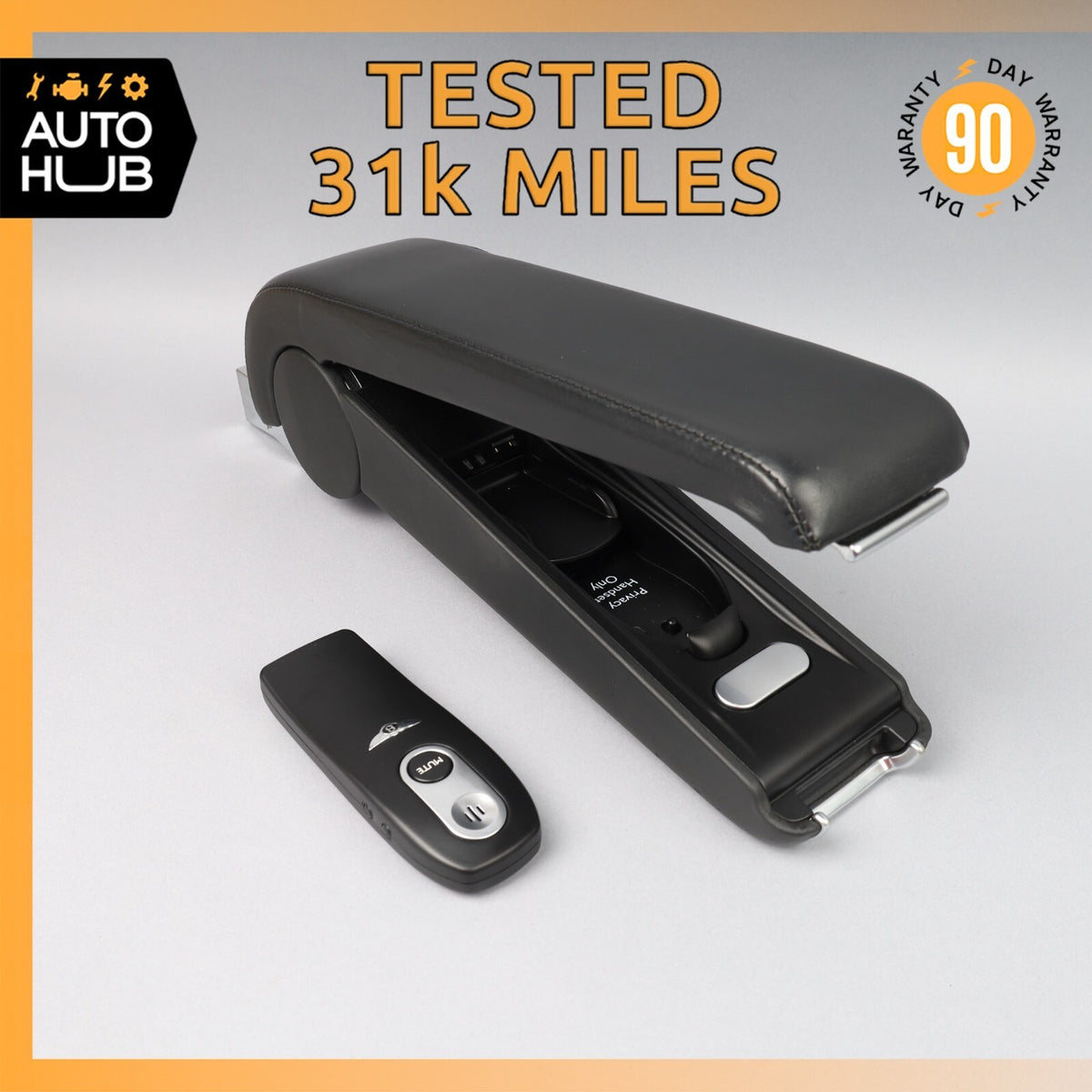 03-12 Bentley Continental GT Front Right Center Console Armrest Arm Rest OEM 31k - photo 1
