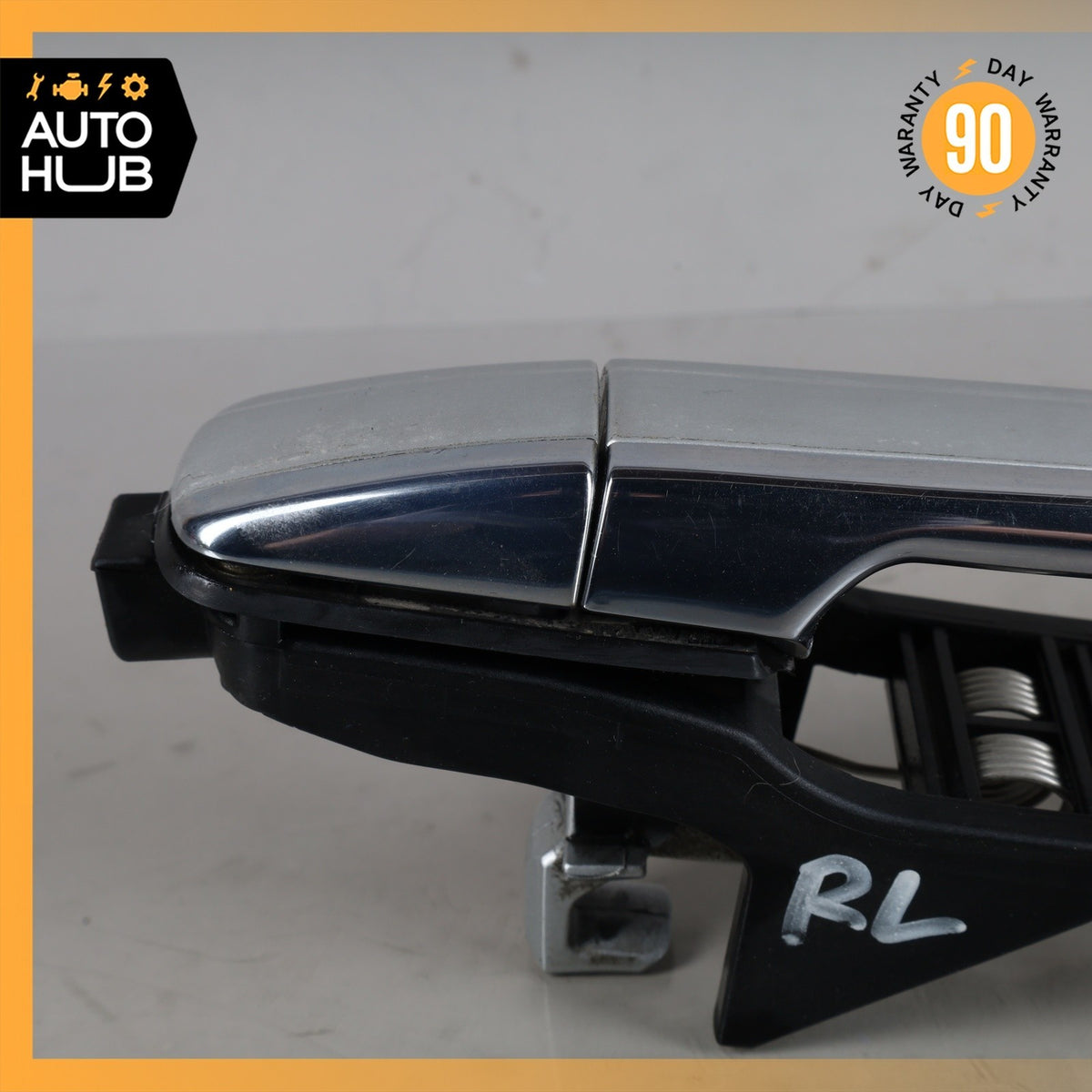 98-03 Mercedes W210 E430 E55 AMG Rear Left Driver Side Door Handle Silver OEM - photo 3