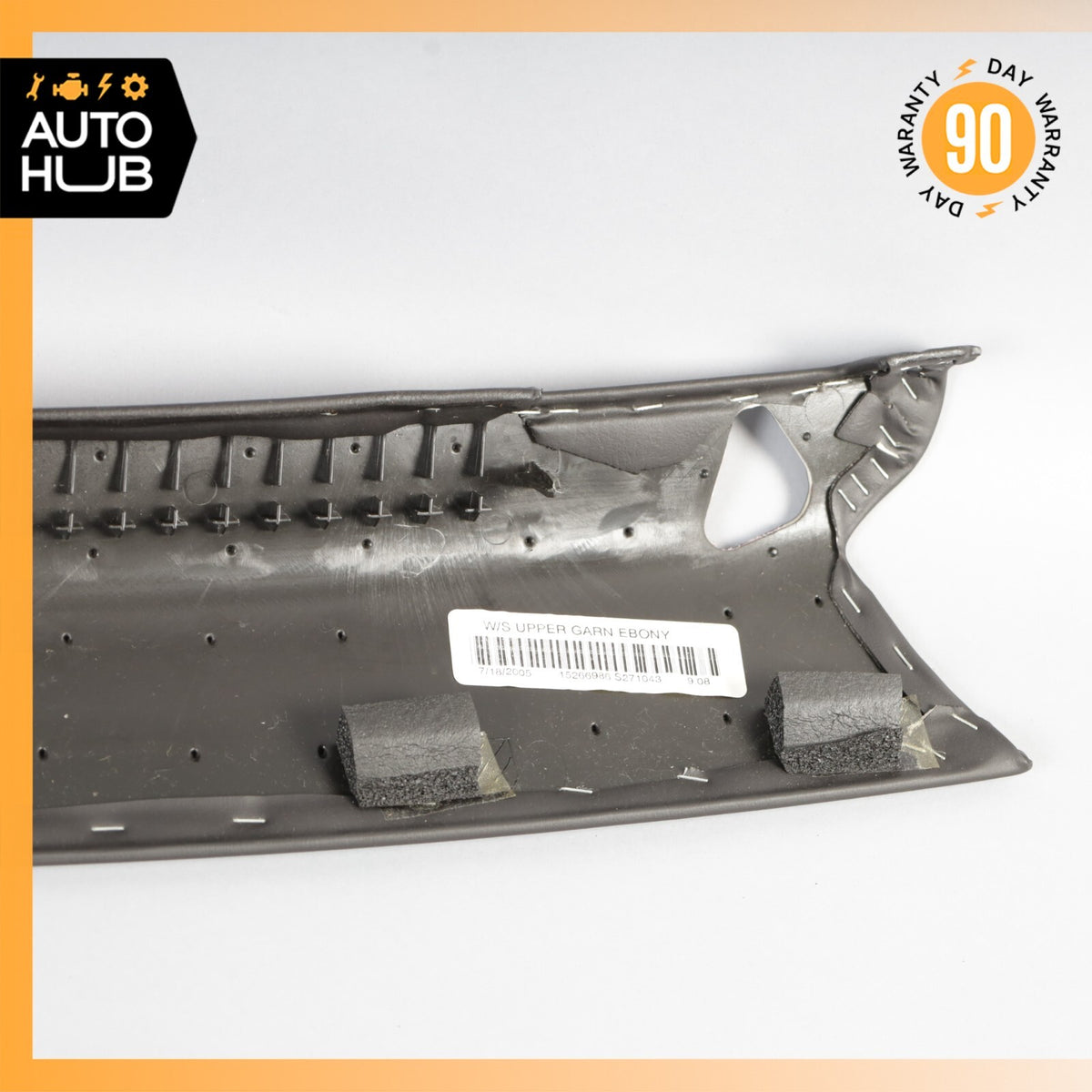 04-08 Cadillac XLR Front Top Upper Headliner Trim Panel Black 15266986 OEM - photo 15