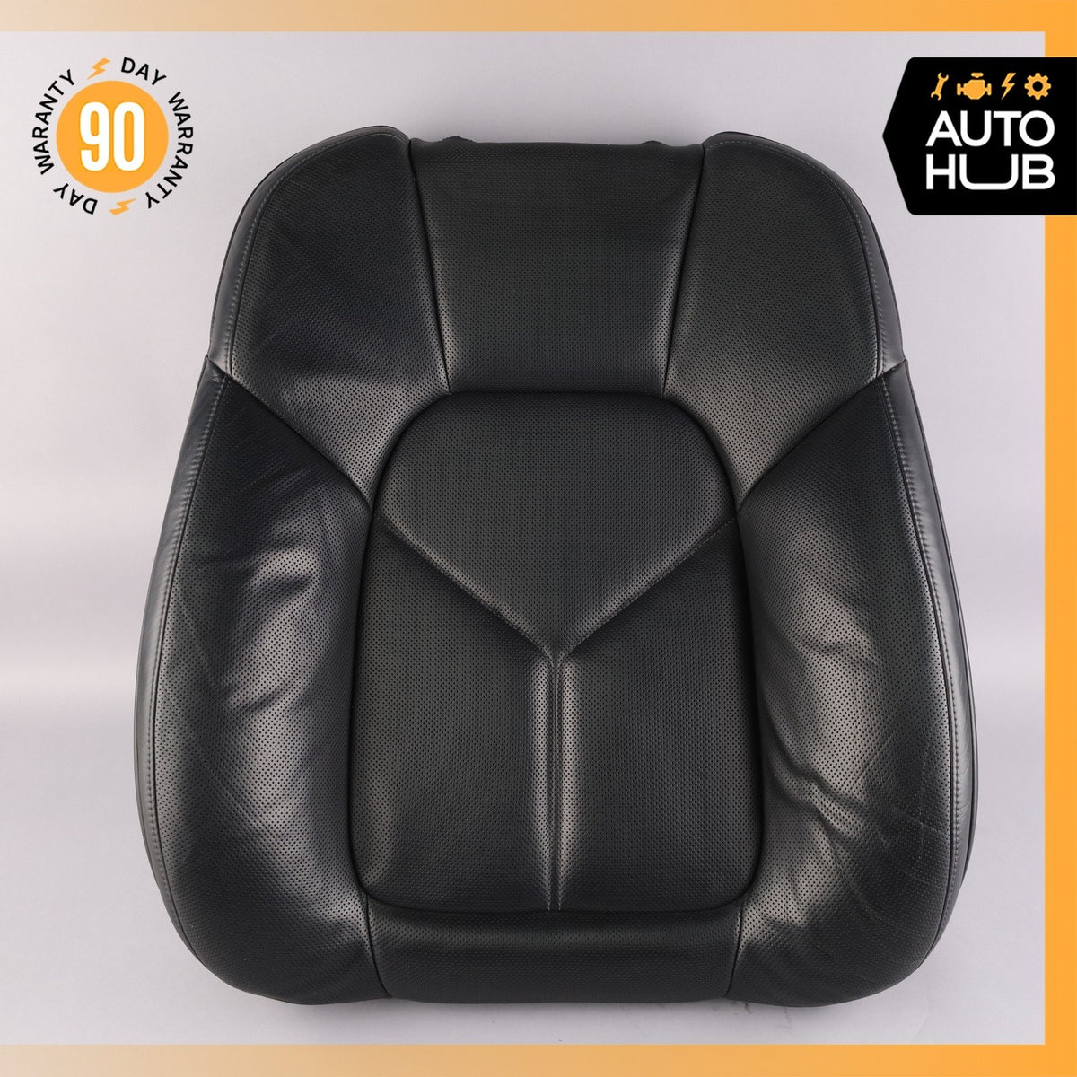 11-18 Porsche Cayenne 958 Front Left Driver Seat Upper Cushion Leather OEM - photo 1