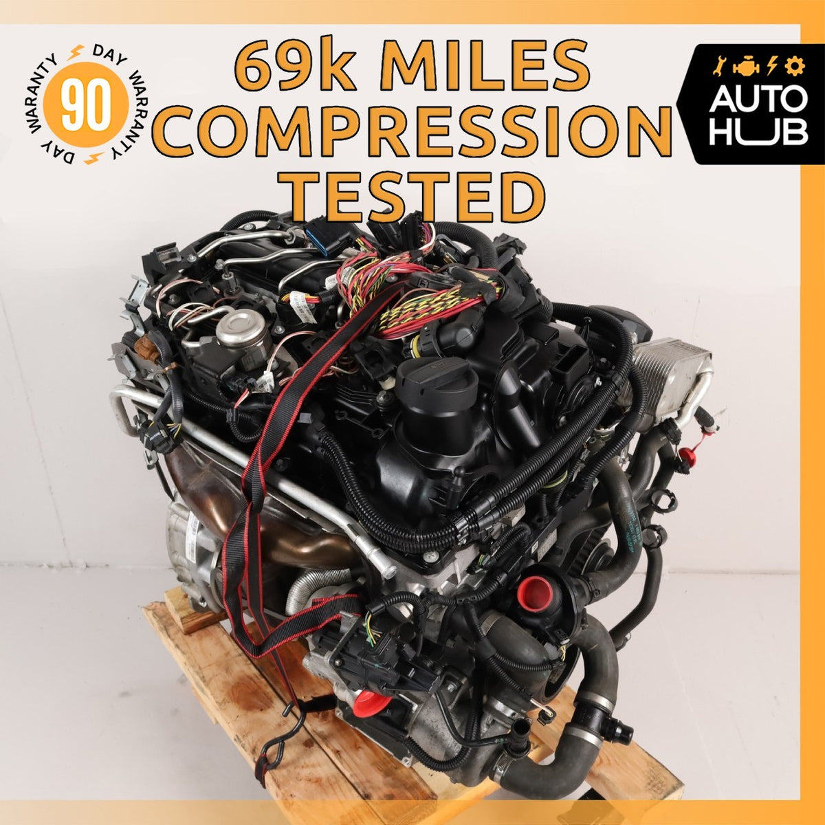 12-18 BMW F15 X5 40e 228i 528i AWD 2.0L N20 Engine Motor Assembly w/ Turbo OEM - photo 1