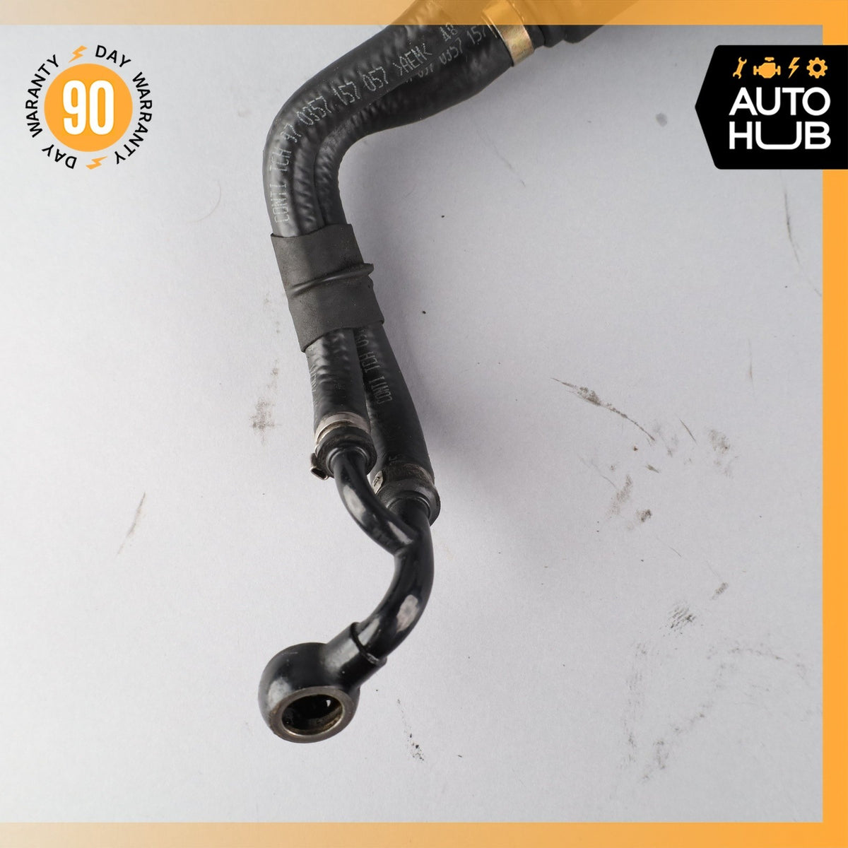 Bentley Continental GT GTC 6.0L Left Engine Oil Separator w/ Pipe 07C103495 OEM - photo 2