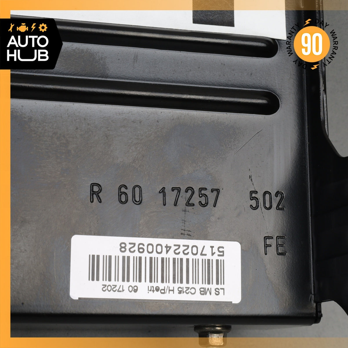 00-06 Mercedes W215 CL500 CL55 CL600 Quarter Airbag Air Bag Rear Right Side OEM - photo 8
