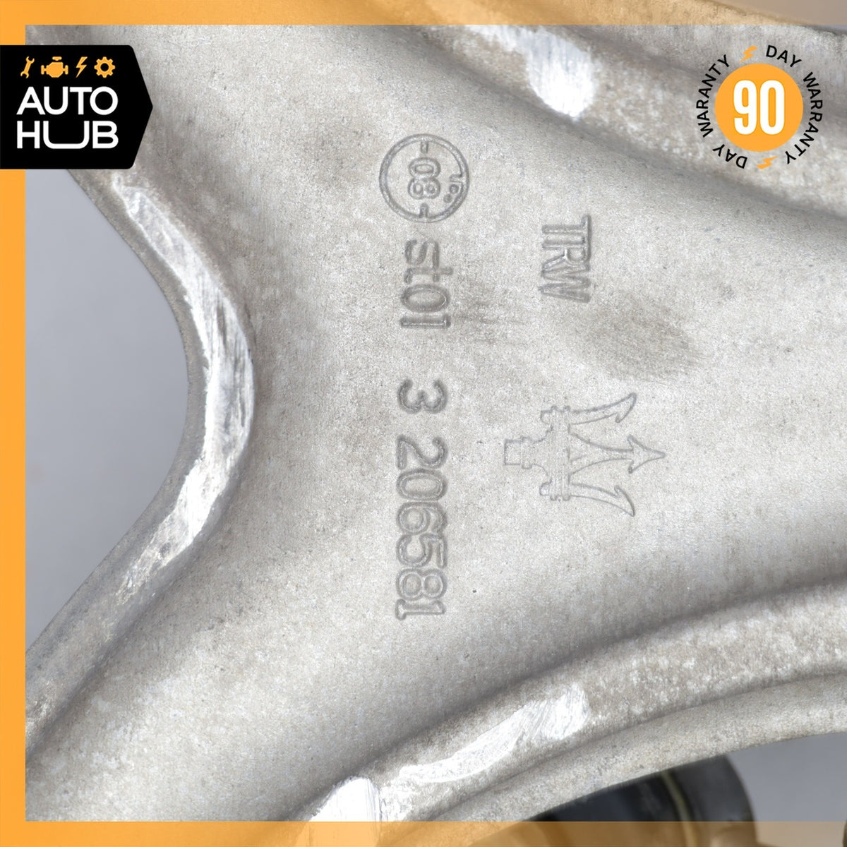 03-10 Maserati GranTurismo M145 Front Left Spindle Knuckle Hub w/ Arm OEM 66k - photo 13