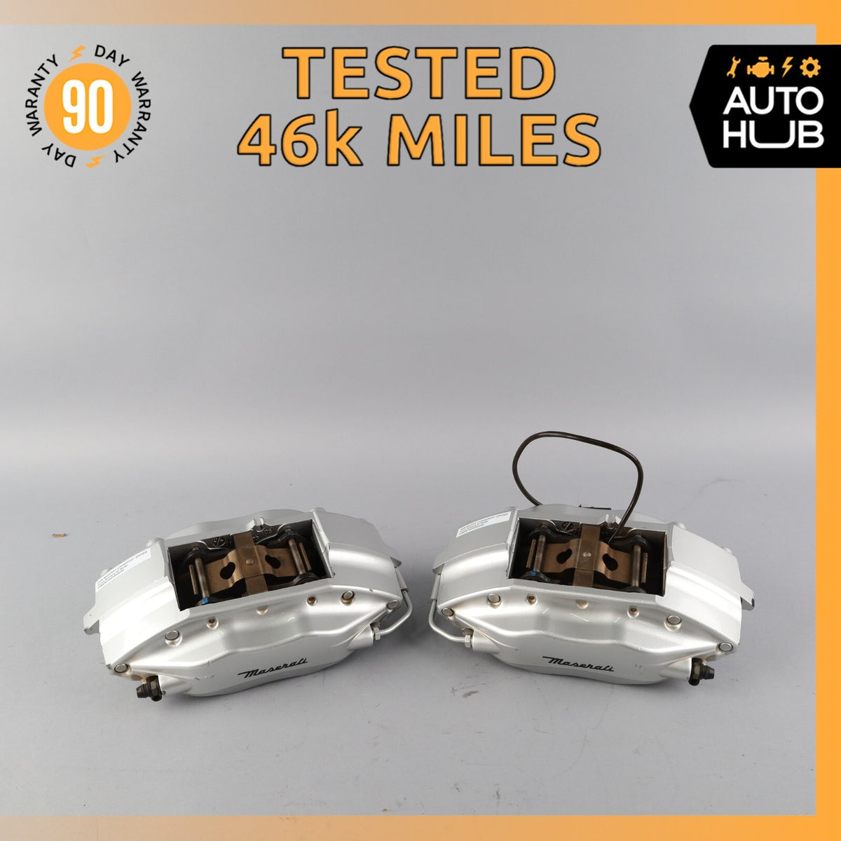 Maserati M138 GranSport 4200 Front Left & Right Brake Caliper Calipers Set OEM - photo 1