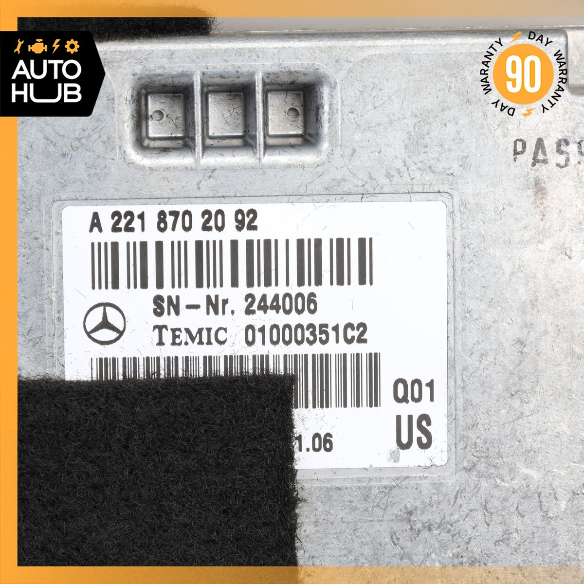 07-14 Mercedes W221 S600 CL550 Voice Language Communication Control Module OEM - photo 5
