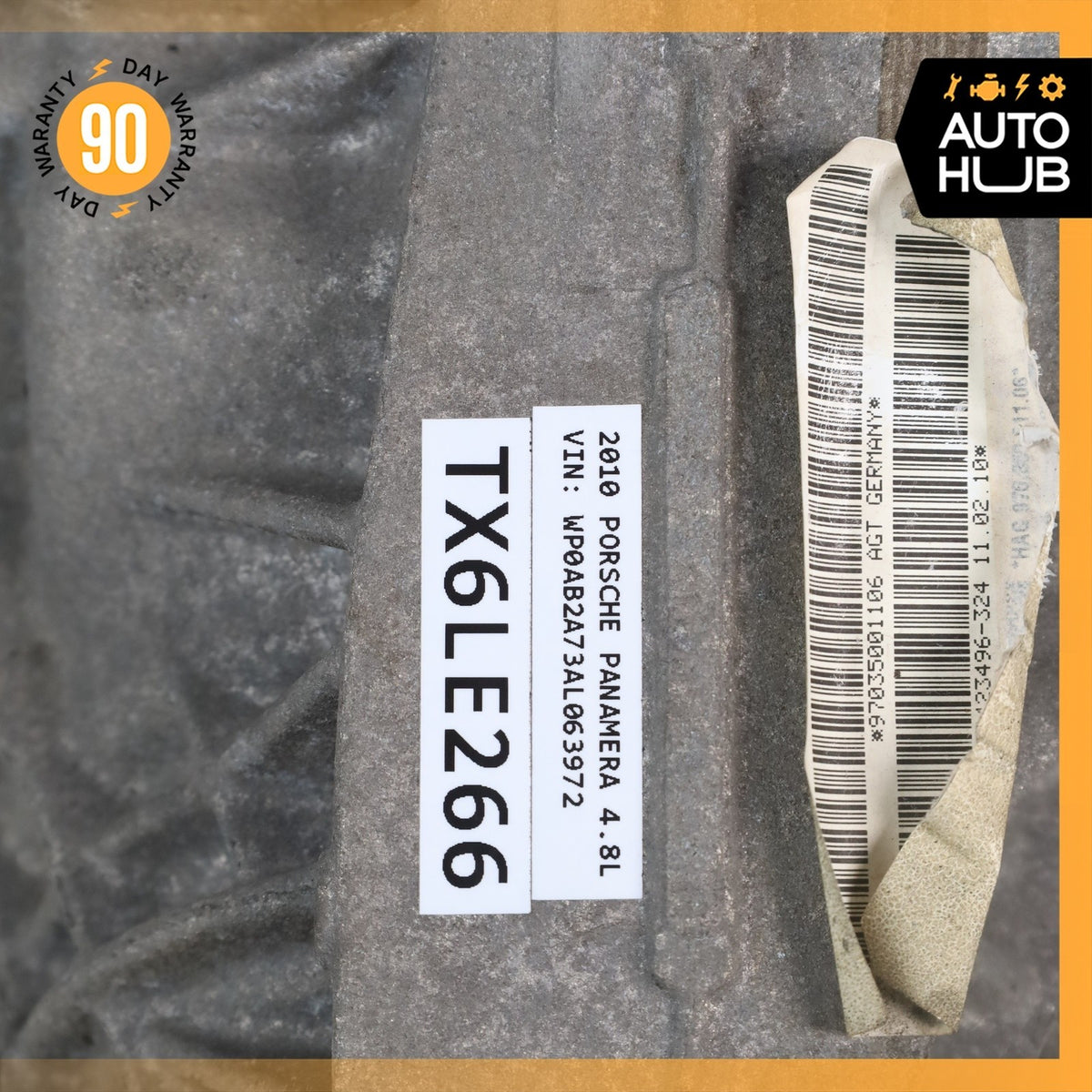 10-16 Porsche Panamera 970 4.8L 3.0L RWD Rear Differential Diff Axle Carrier OEM - photo 16