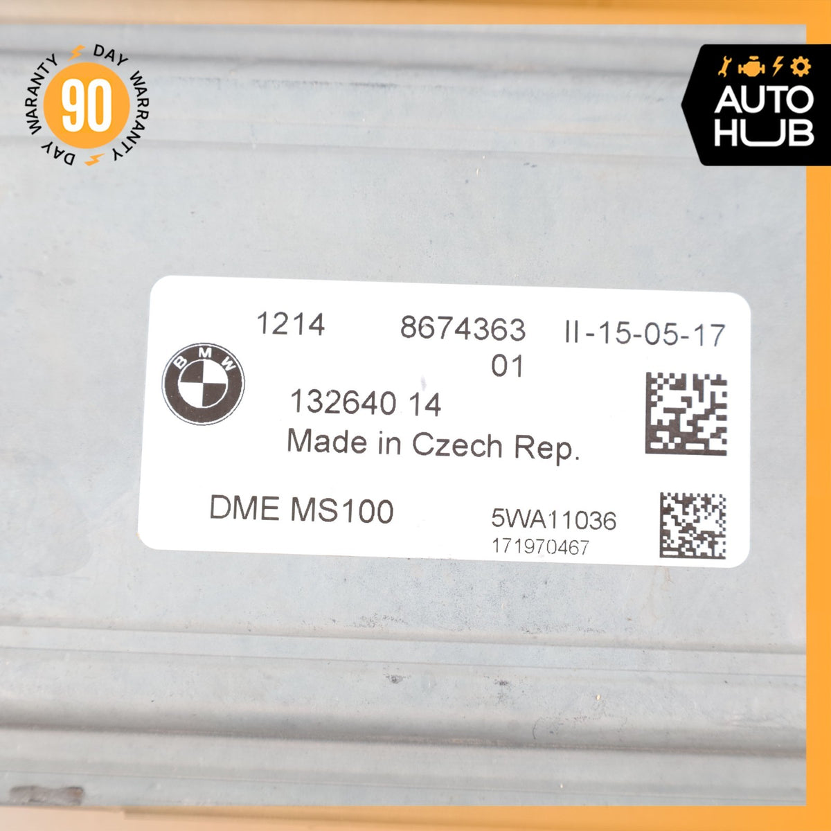 14-21 BMW i3 I01 REX Engine Control Module Unit 12148674363 OEM - photo 9