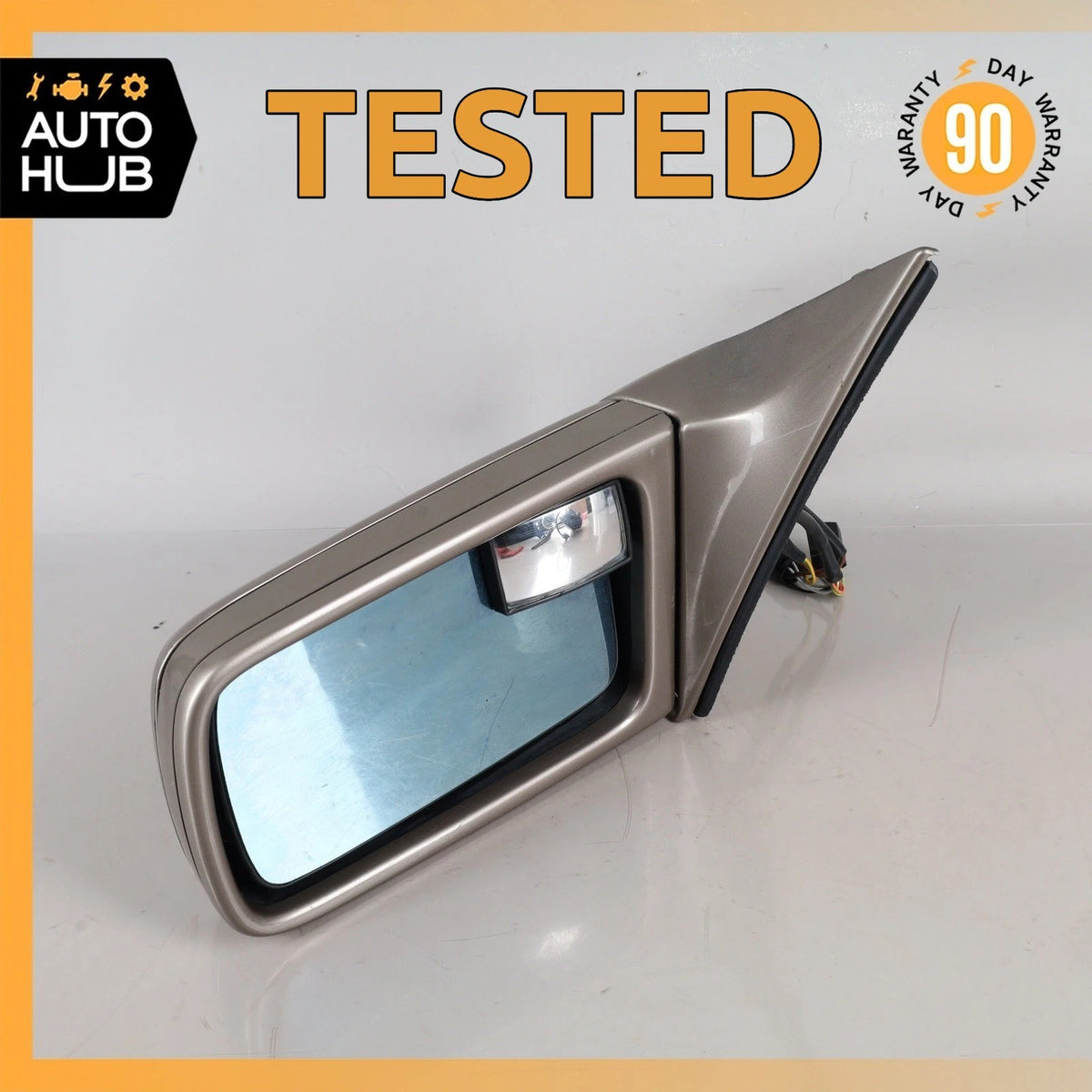 92-95 Mercedes W140 300SE S420 S600 Left Side Rear View Door Mirror OEM - photo 1