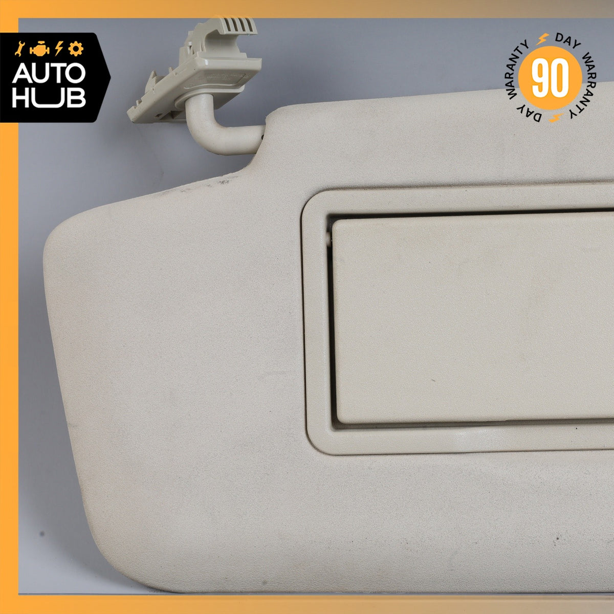 10-15 Mercedes X204 GLK250 GLK350 Left Side Sunvisor Sun Visor Beige OEM - photo 6