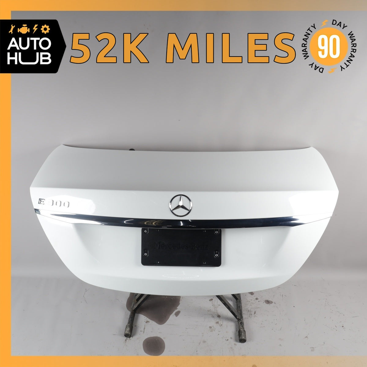 17-20 Mercedes W213 E300 E450 Trunk Lid Panel Assembly White OEM 52k - photo 1