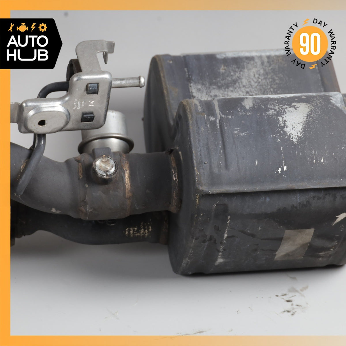 Maserati Quattroporte SQ4 M156 Exhaust Muffler Left Driver Side w/ Valve OEM 32k - photo 5
