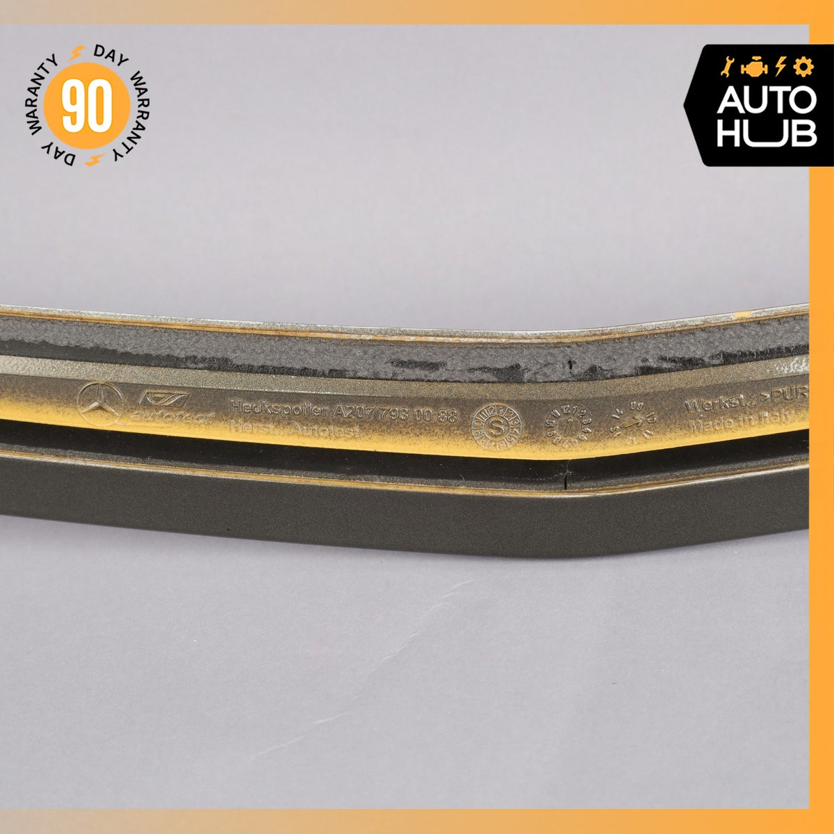 10-17 Mercedes W207 E550 E350 E400 Base Rear Trunk Lid Molding Spoiler Wing OEM - photo 15