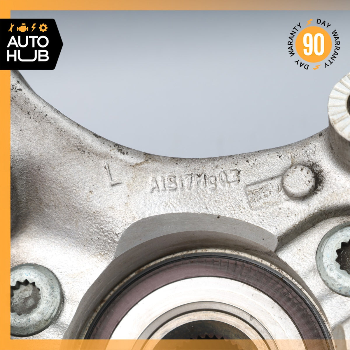 03-13 Bentley Continental GT Flying Spur Rear Left Side Spindle Knuckle Hub OEM - photo 17