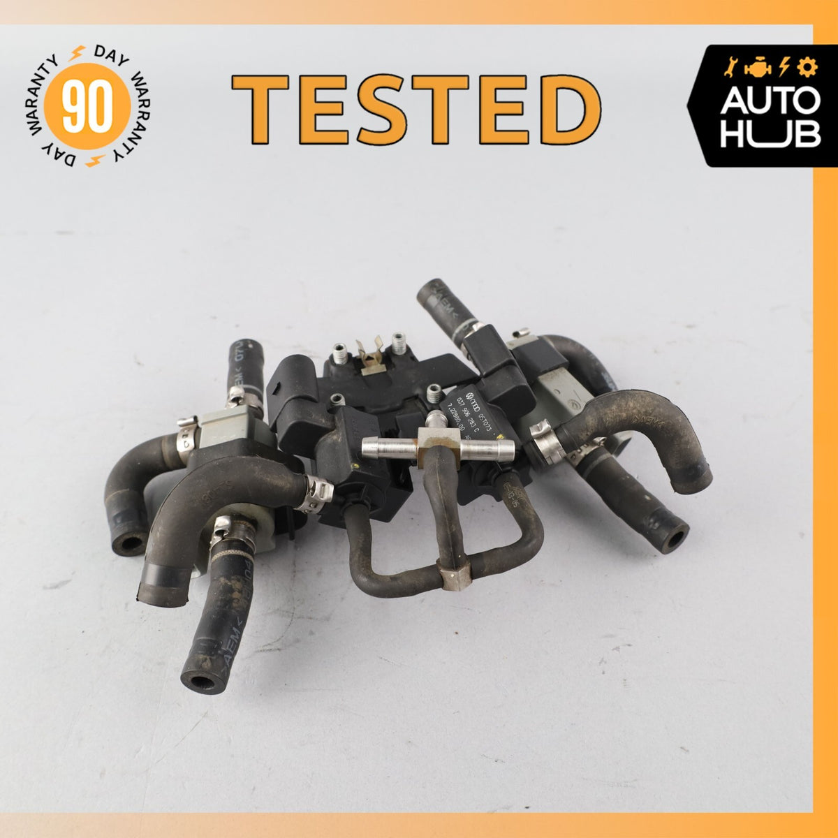 03-05 Bentley Continental GT EGR Vacuum Solenoid Valve Set w/ Hoses OEM - photo 1