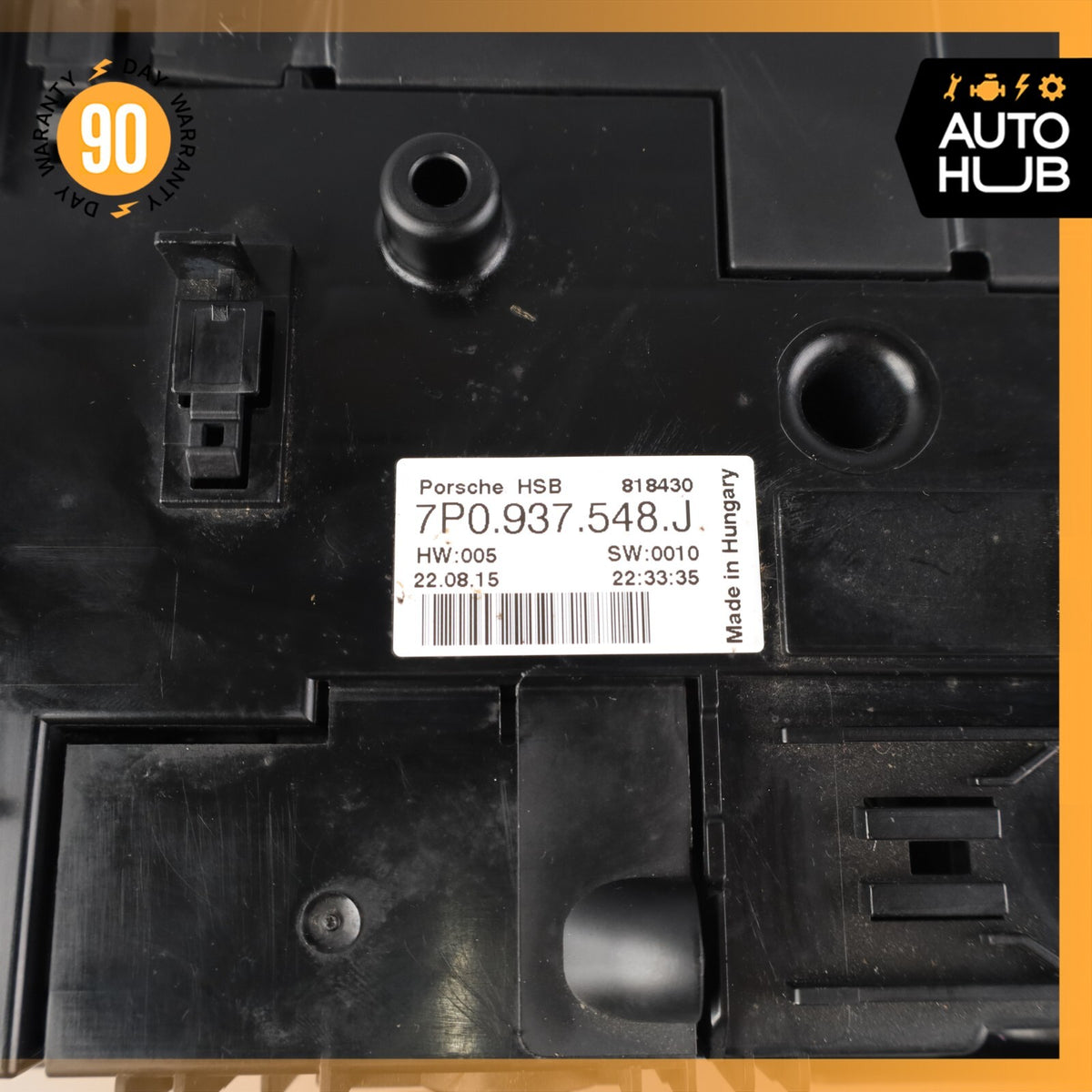 11-18 Porsche Cayenne 958 E-Hybrid Rear Trunk Fuse Relay Junction Box OEM - photo 11