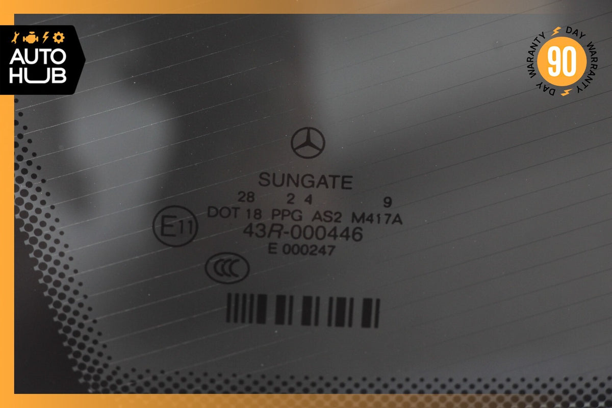 07-13 Mercedes W221 S550 S63 AMG S400 Rear Windshield Wind Shield Back Glass OEM - photo 11