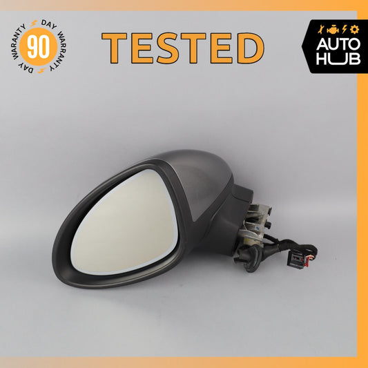 11-14 Porsche Cayenne 958 Left Driver Side Rear View Door Mirror Gray OEM - photo 1