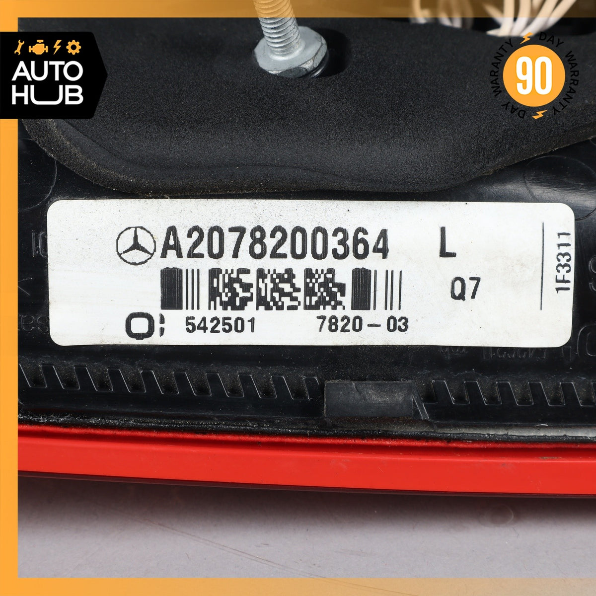 10-13 Mercedes W207 E350 E550 Inner Tail Light Lamp Rear Left Side OEM 21k - photo 8
