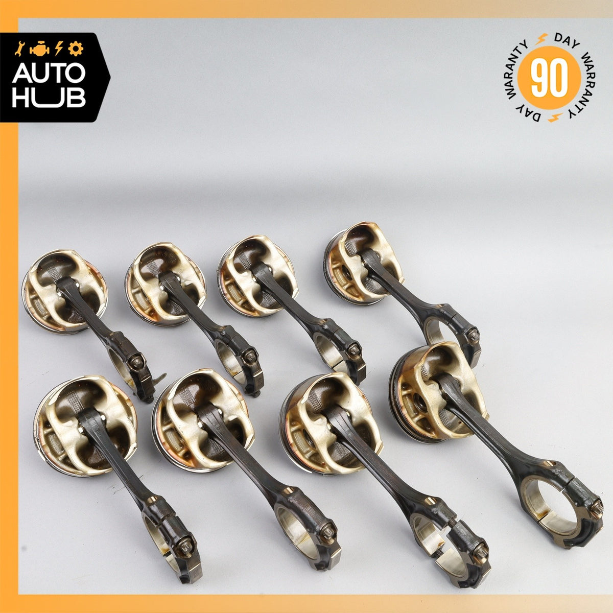 07-15 Mercedes W463 G550 E550 S550 M273 Engine Connecting Rod Piston Set OEM - photo 13