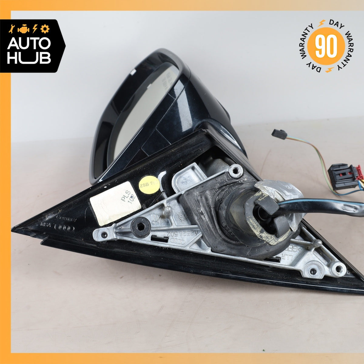 11-18 Audi D4 A8 S8 Front Right Side Rear View Mirror w/ Blind Spot Black OEM - photo 10