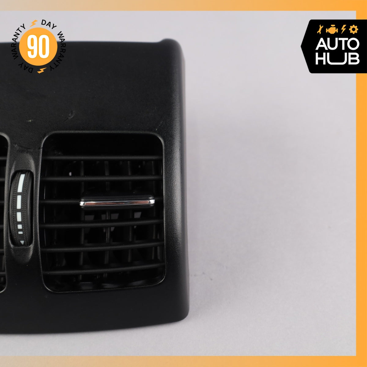 08-17 Mercedes W204 C250 E350 Rear Center Console AC Air Vent Trim Black OEM - photo 8