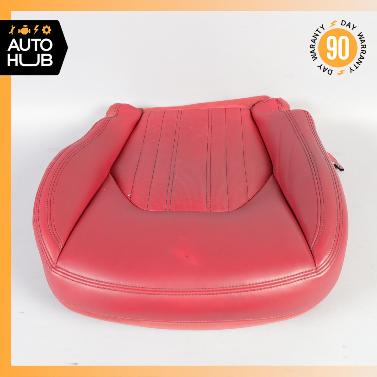 17-22 Maserati Levante S M161 Front Left Lower Bottom Seat Cushion Red OEM 26k - photo 8