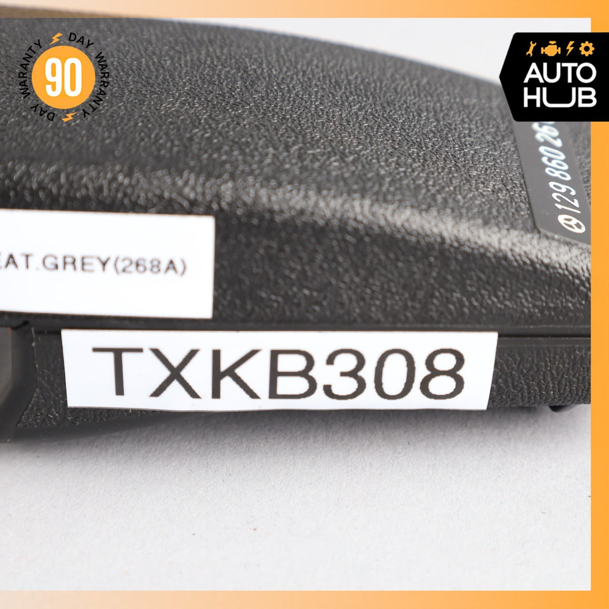 90-02 Mercedes R129 SL500 500SL Right Side Seat Belt Seatbelt Buckle Black OEM - photo 15