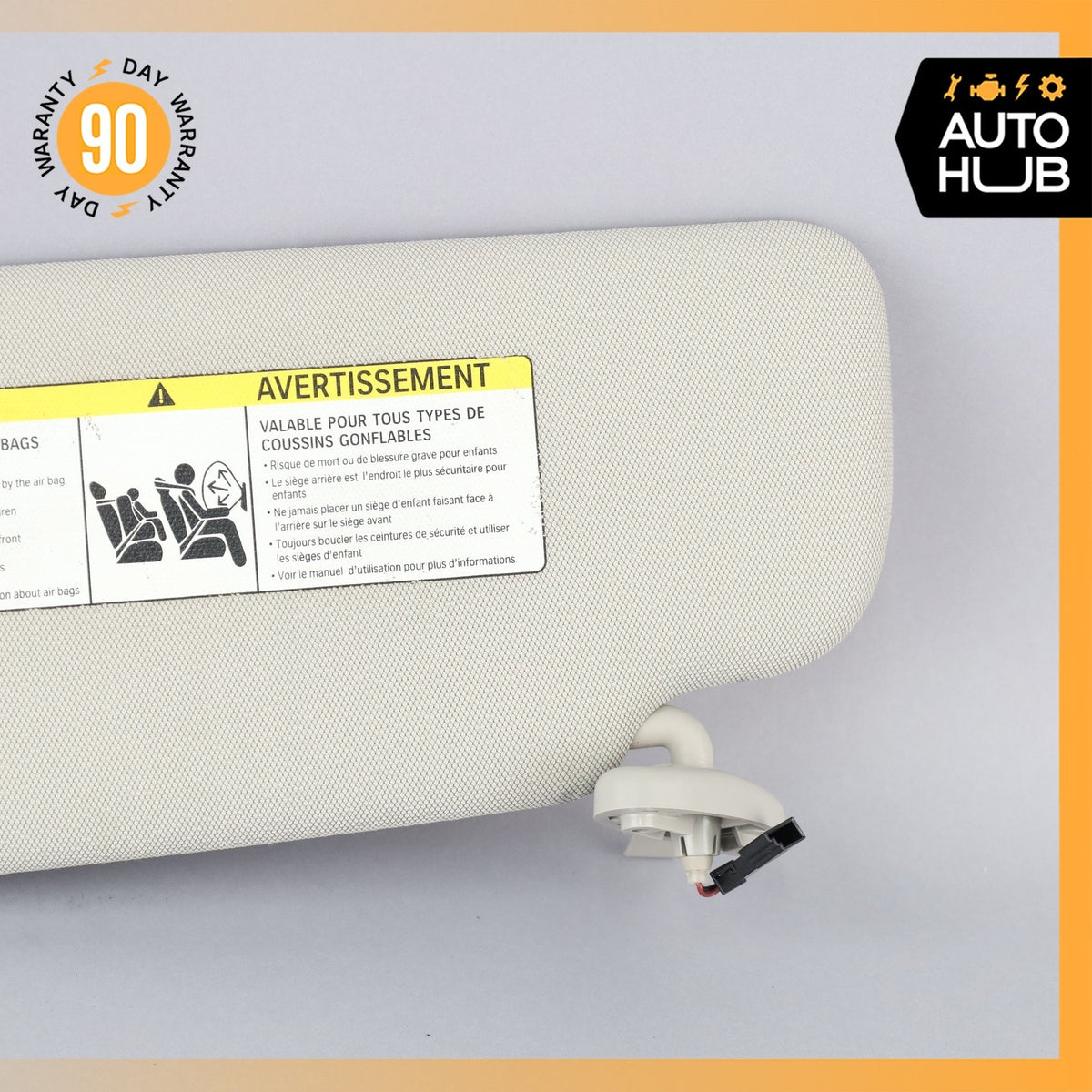 14-21 BMW i3 I01 Right Passenger Side Sunvisor Sun Visor OEM - photo 5