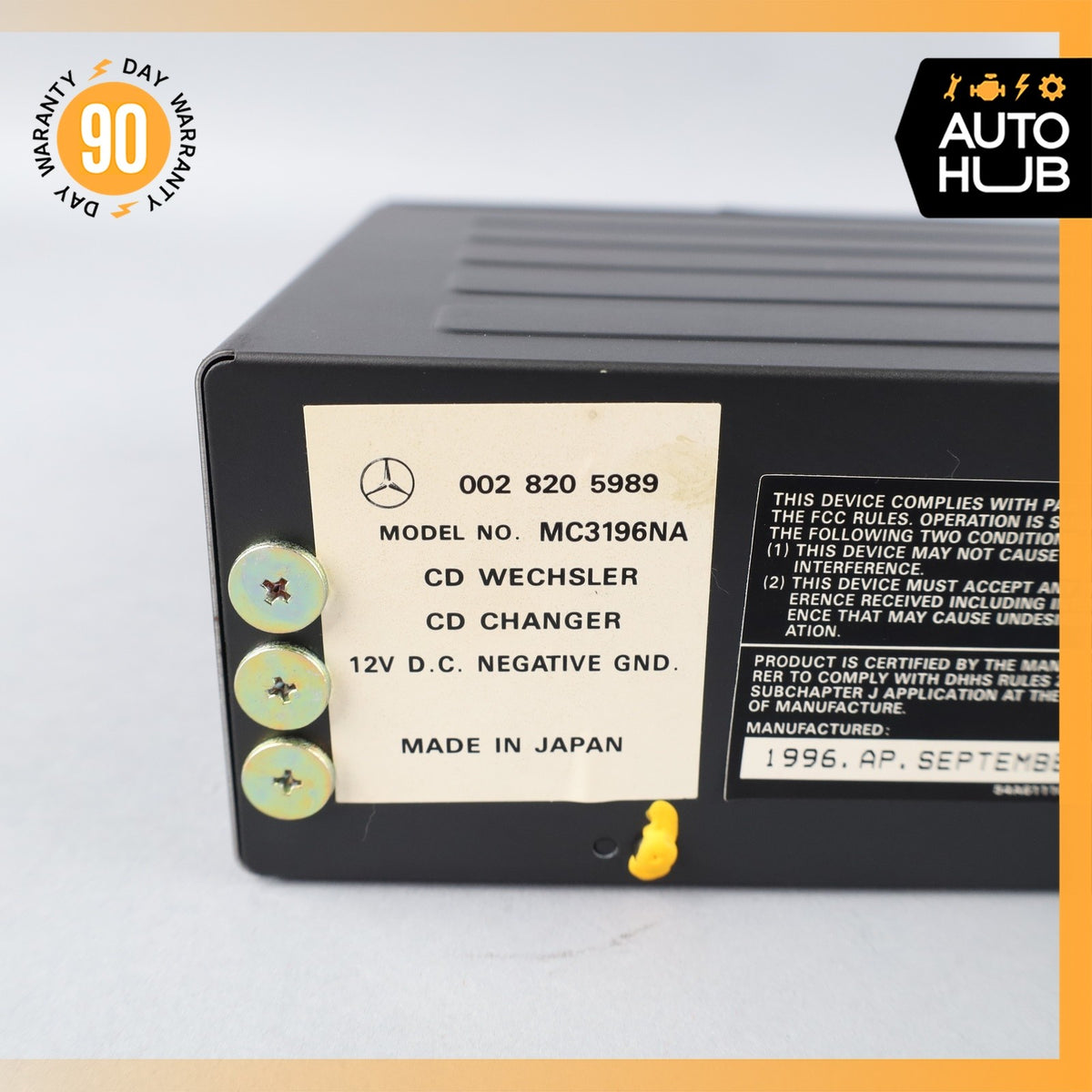 90-03 Mercedes W140 CL600 SL500 CD Changer 6 Disk Player 0028205989 OEM - photo 13