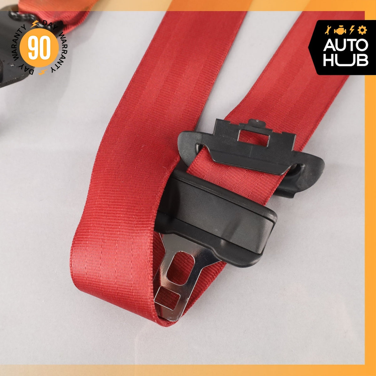 14-24 Jaguar X152 F-Type Front Left Driver Side Seatbelt Retractor Red OEM - photo 5