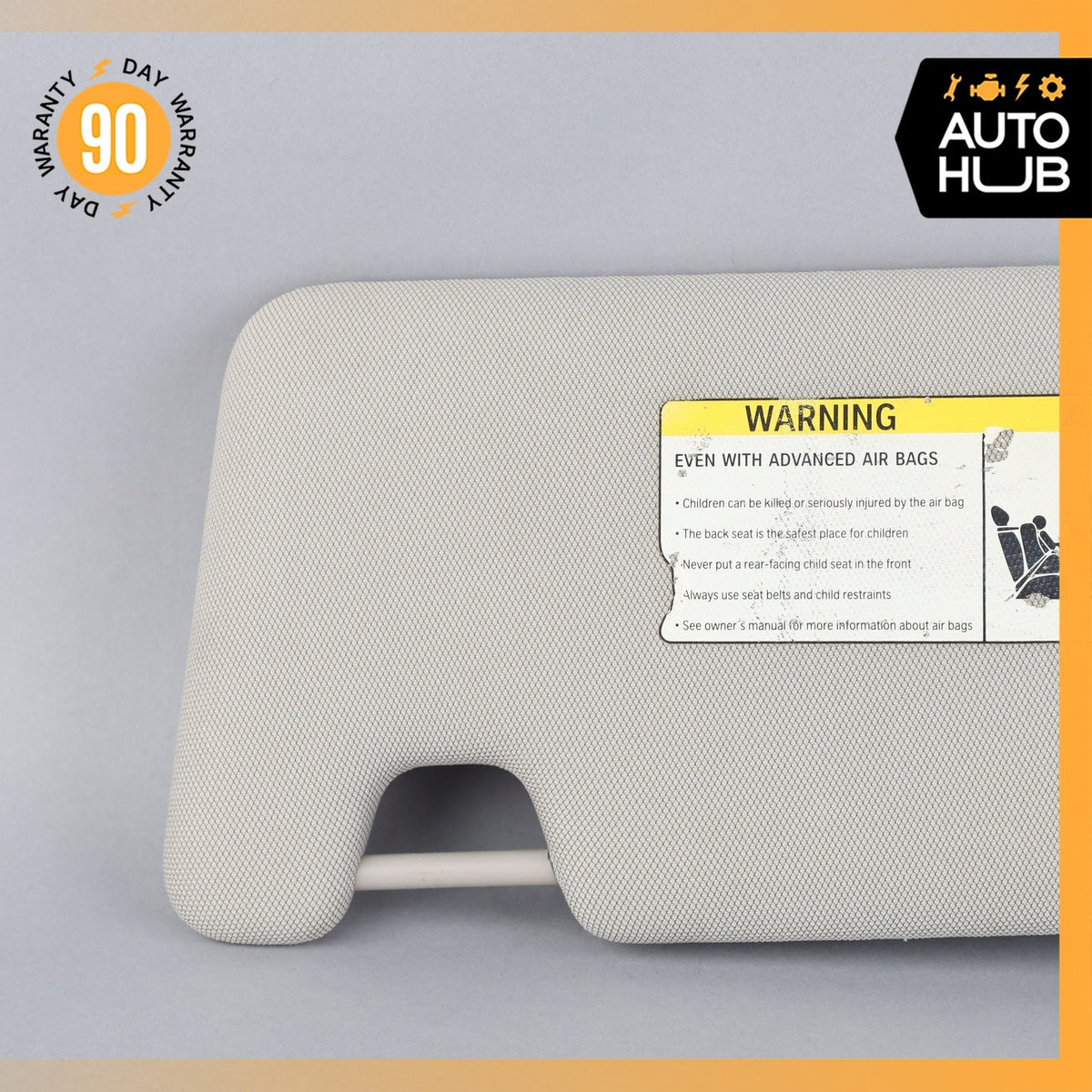 14-21 BMW i3 I01 Right Passenger Side Sunvisor Sun Visor OEM 43k - photo 3