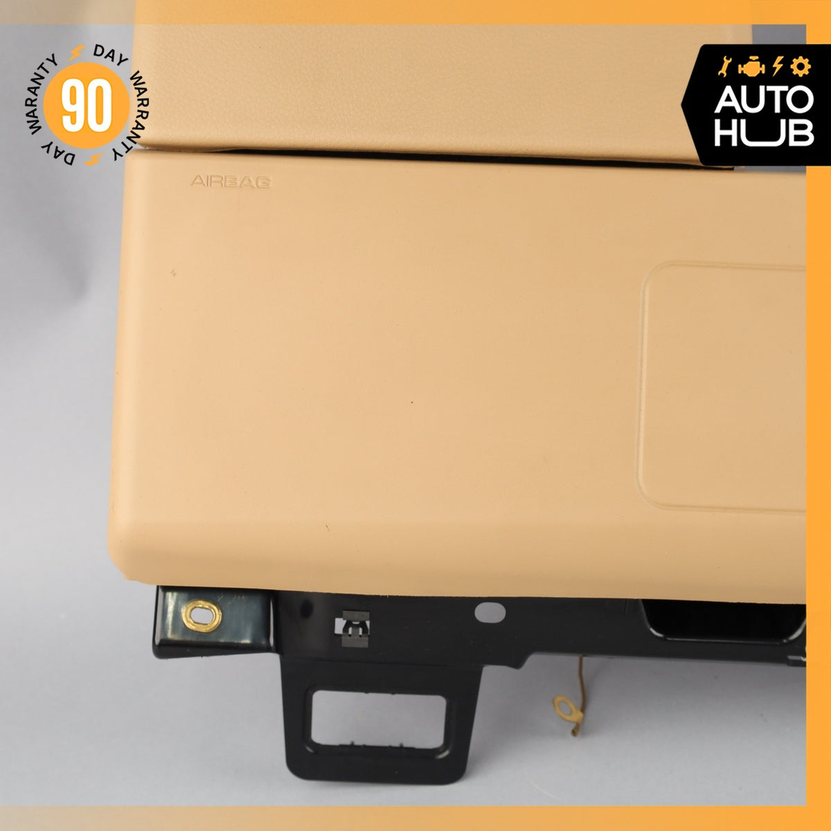 11-18 Porsche Cayenne 958 Left Dashboard Knee Airbag Air Bag Beige OEM - photo 4