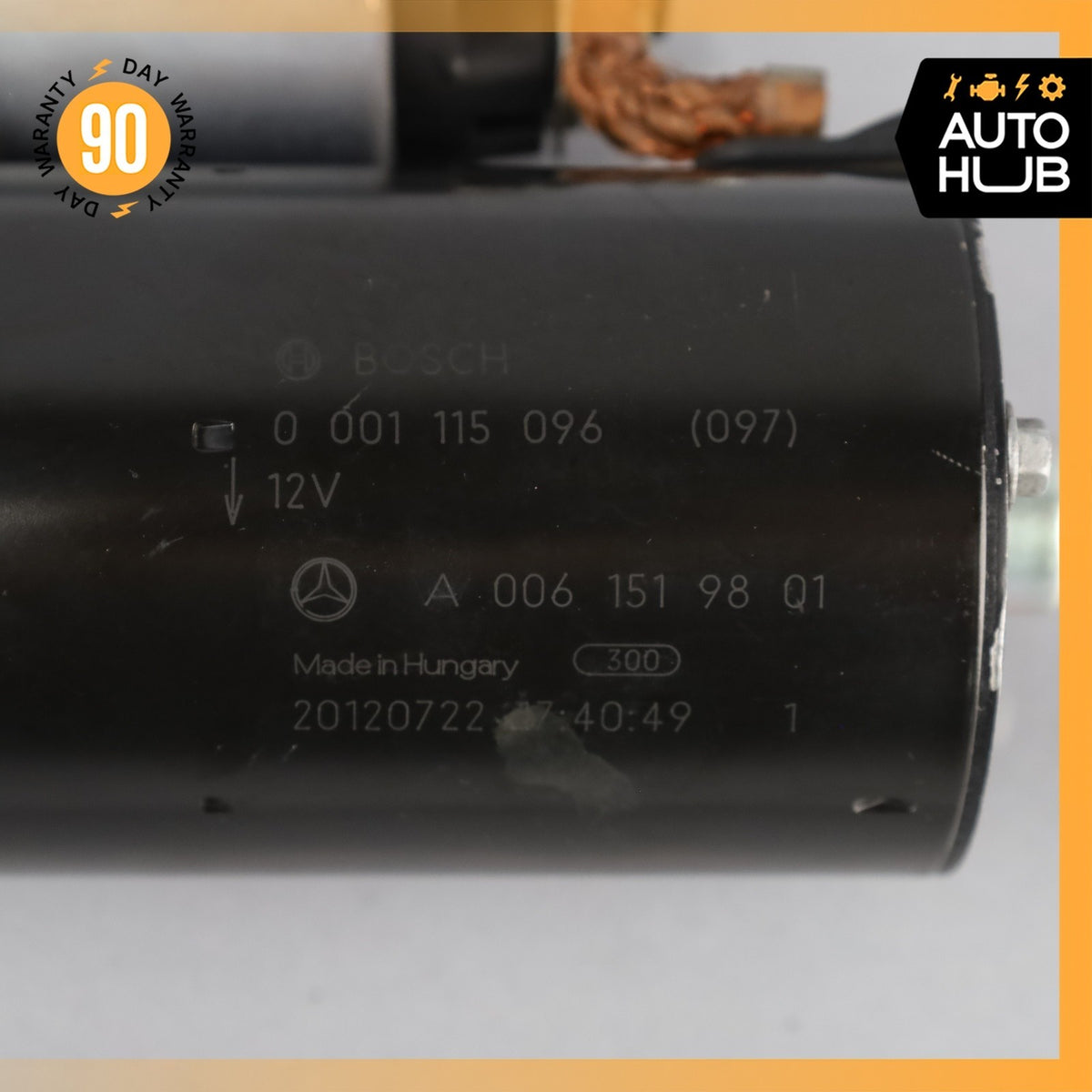 07-14 Mercedes W212 E350 S600 ML350 GL320 Engine Motor Starter 0061516101 OEM - photo 10