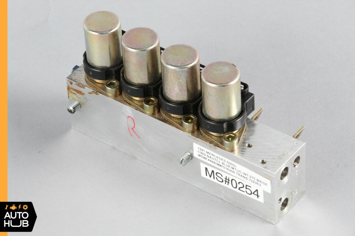90-02 Mercedes R129 500SL SL500 Right Side Top Hydraulic Valve Block Solenoid - photo 4
