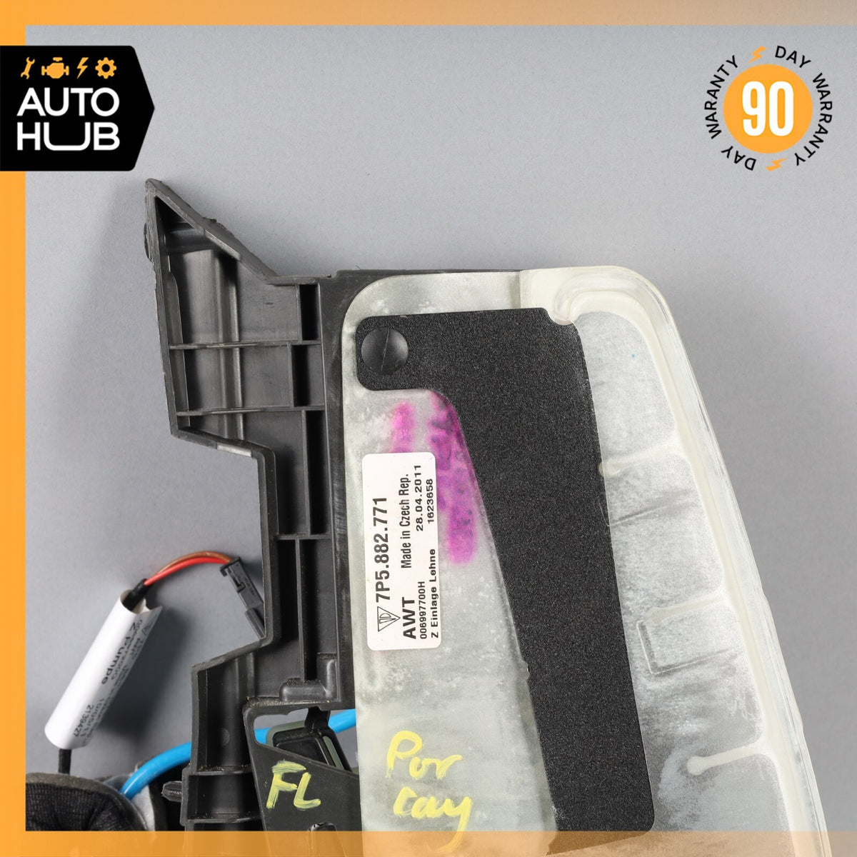 11-18 Porsche Cayenne Turbo 958 Front Left Side Lumbar Support OEM - photo 5