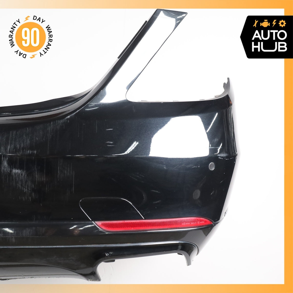14-17 Mercedes W222 S600 S550 MAYBACH Base Rear Bumper Cover Assembly Black OEM - photo 6