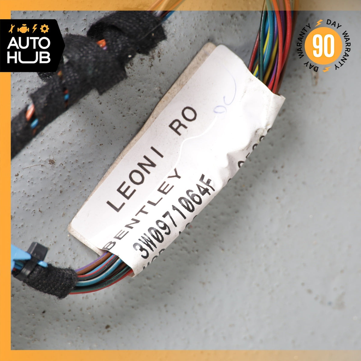 04-07 Bentley Continental GTC GT Dashboard Intrument Cluster Wiring Harness OEM - photo 21