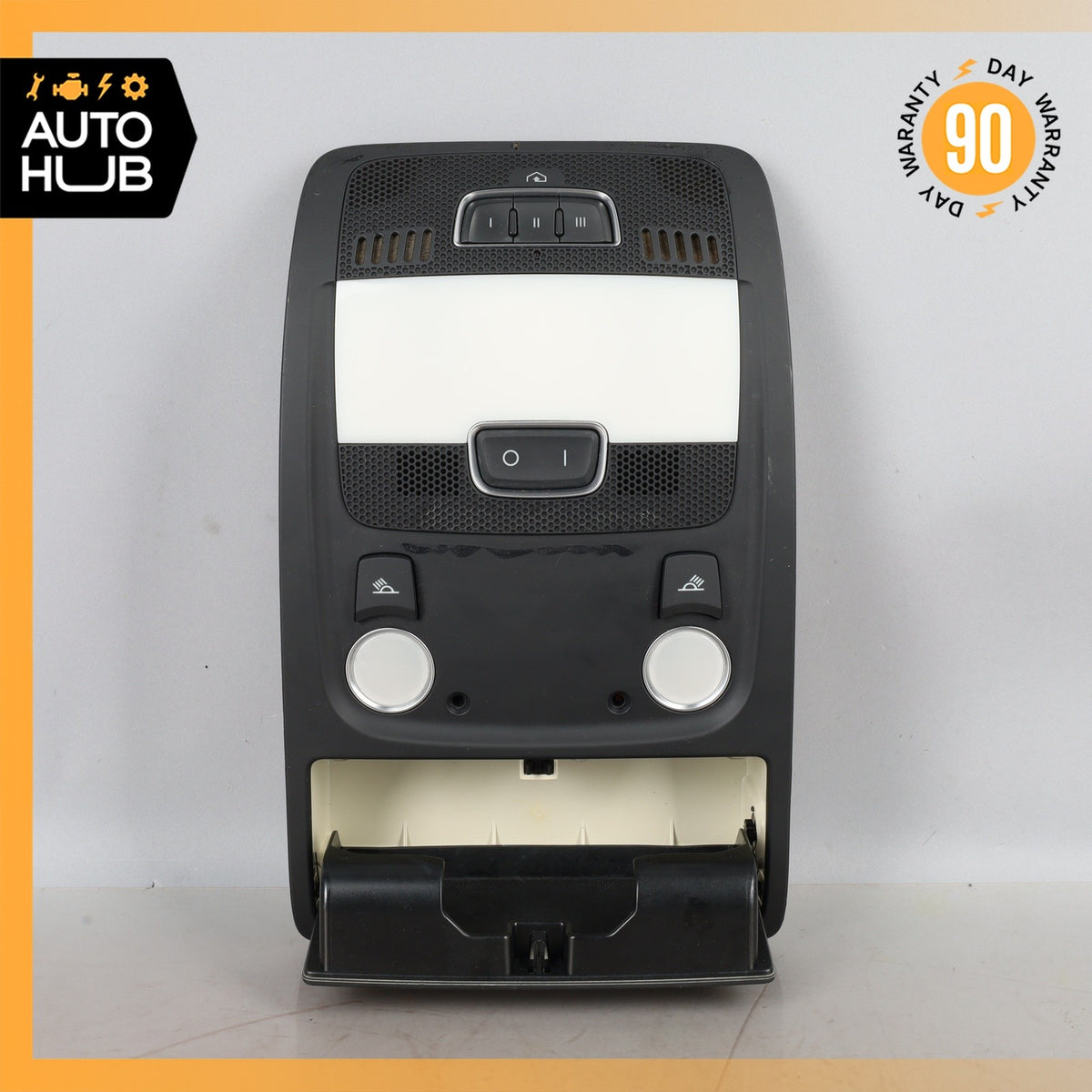 09-12 Audi 8R Q5 Front Roof Console Dome Light Lamp Black OEM - photo 3