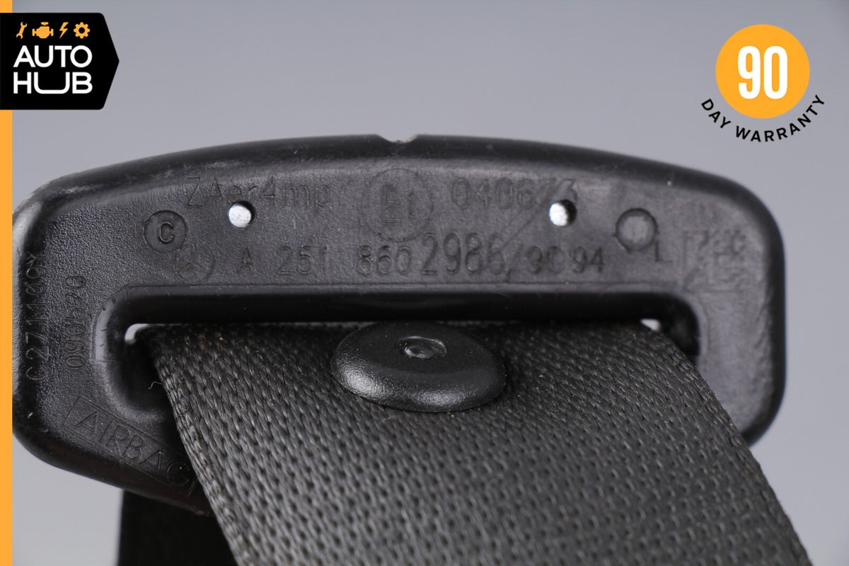 10-13 Mercedes X164 GL450 R350 Front Left Driver Seat Belt Seatbelt Black OEM - photo 11