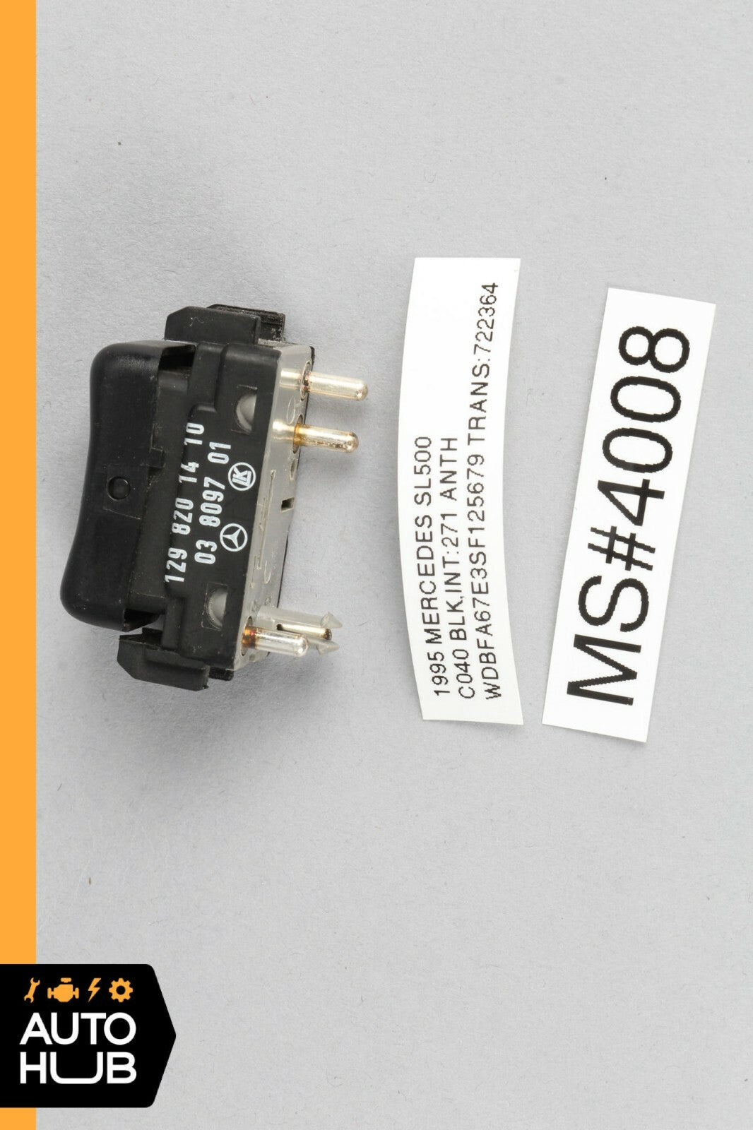 90-02 Mercedes R129 SL500 SL320 Left Driver Side Window Control Switch OEM - photo 6