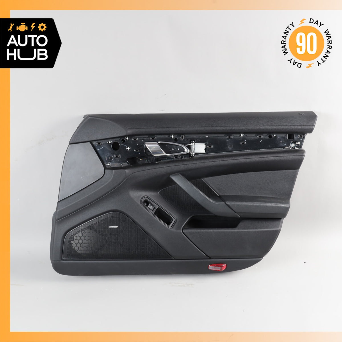 10-16 Porsche Panamera 970 Front Right Side Interior Door Panel Black OEM 70k - photo 2