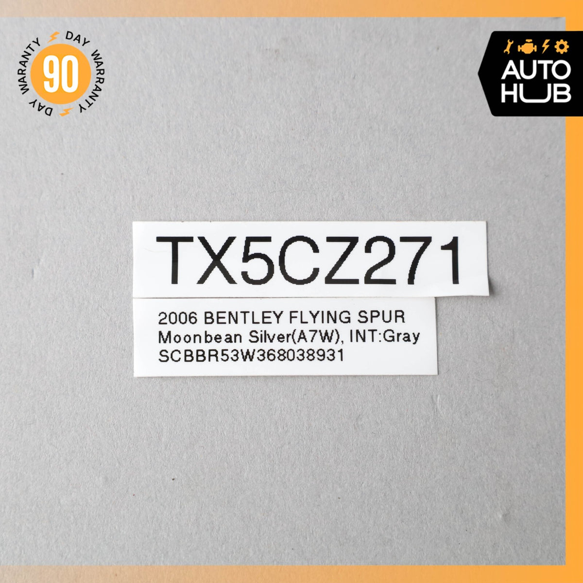 06-13 Bentley Continental Flying Spur Left & Right Windshield Seal Set OEM 53k - photo 15