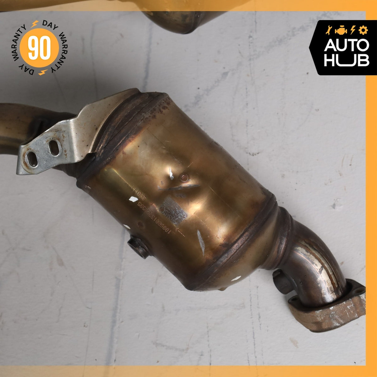 Mercedes W212 E350 RWD Engine Exhaust Downpipe Set OEM 70k - photo 18