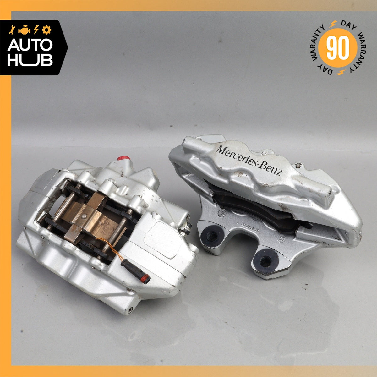 03-06 Mercedes W215 CL600 CL55 AMG Rear Left & Right Brake Calipers Set OEM - photo 2