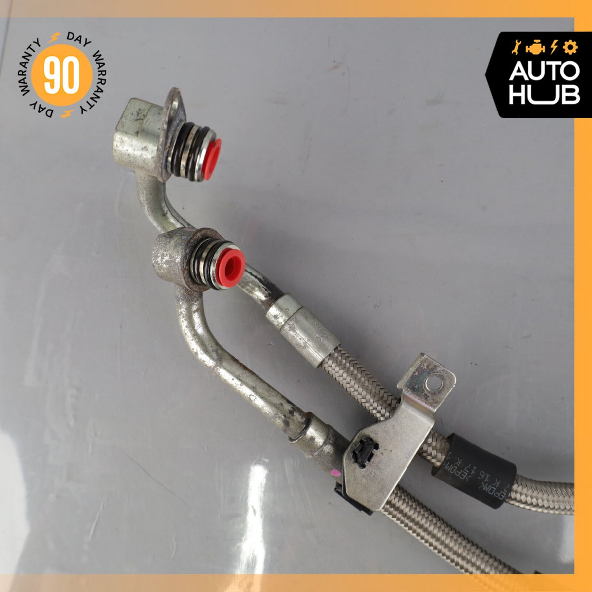 2018 Maserati Levante M161 Transmission Oil Cooler Line Hose Pipe OEM 64k - photo 8